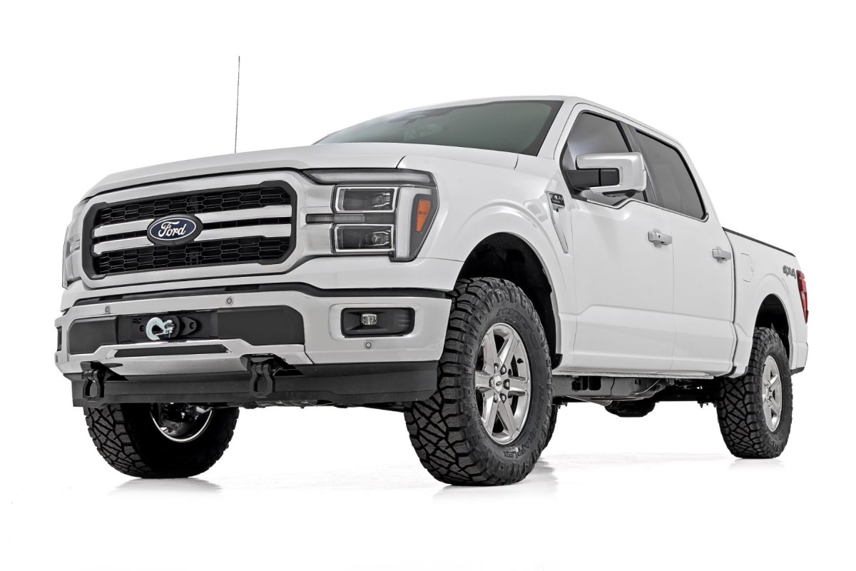 Ford F-150 Hidden Winch Mount - Rough Country - PRO9500S - '21-'25